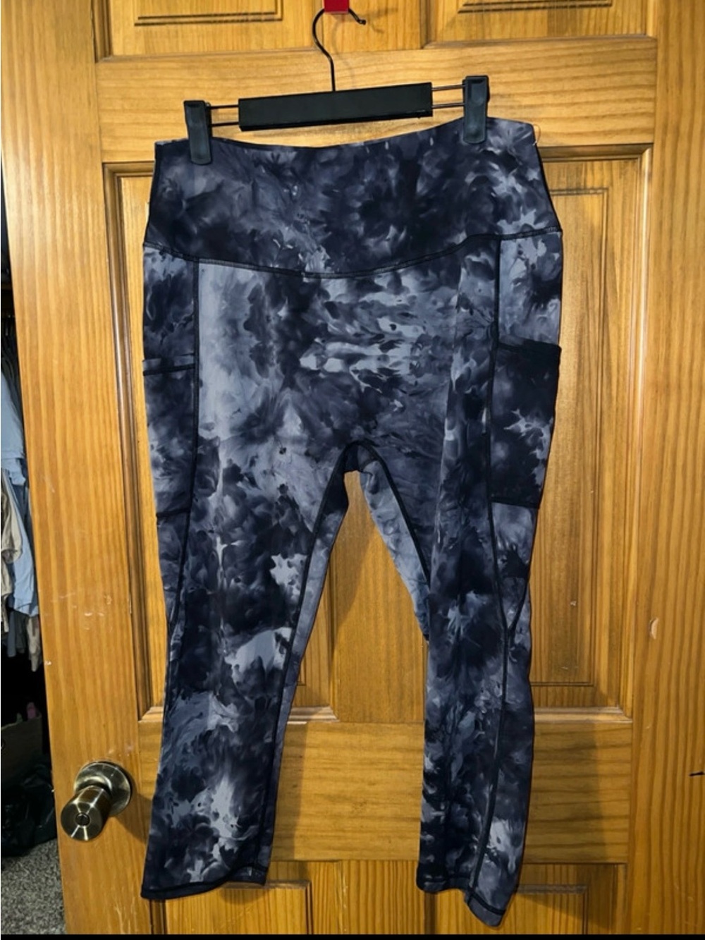 Constantly Varied Gear Black & Gray Tie-Dye Active Leggings AND Shorts